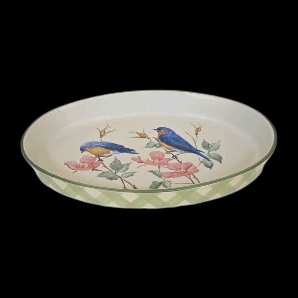 Lenox Summer Greetings 13 5/8" Oval Baker By Catherine McClung